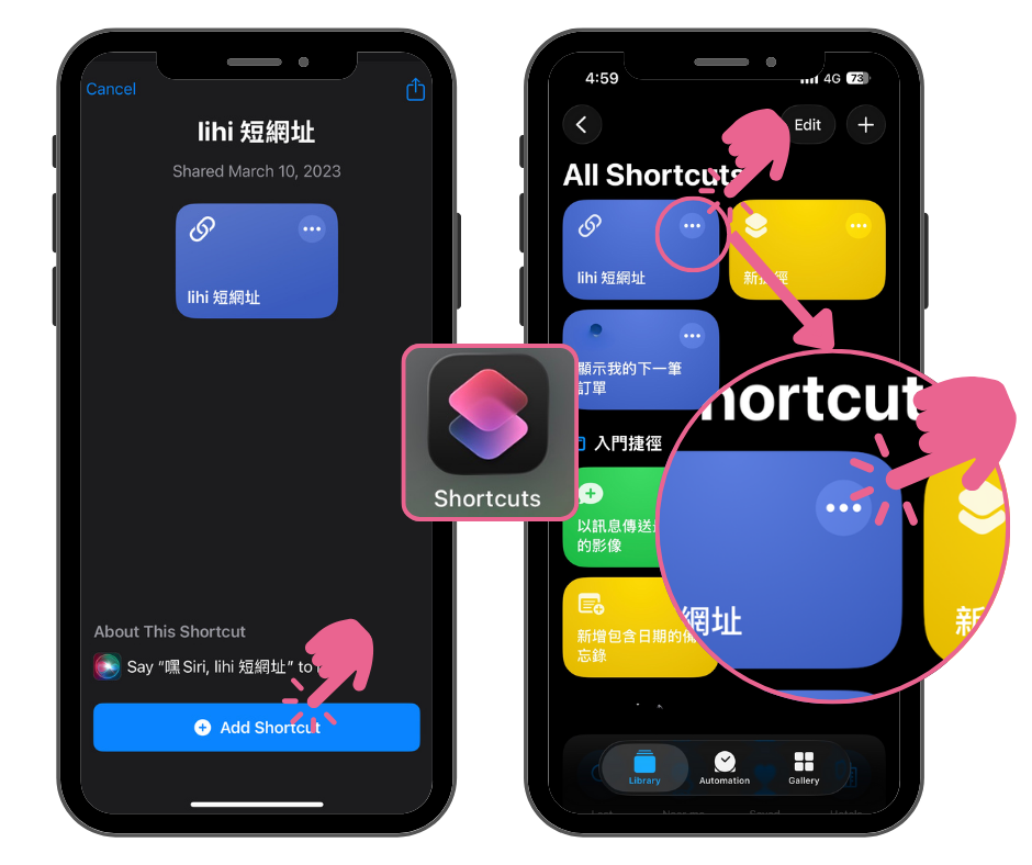 Add the Shortcut: Tap Add Shortcut on your iPhone.