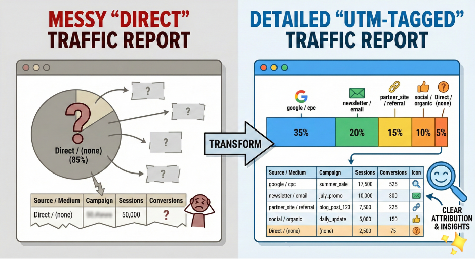 Verifying UTM data in Google Analytics 4