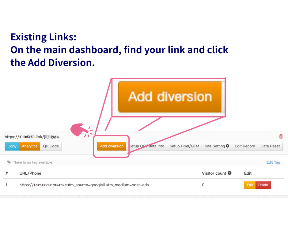 How to add multiple destination URLs in lihi