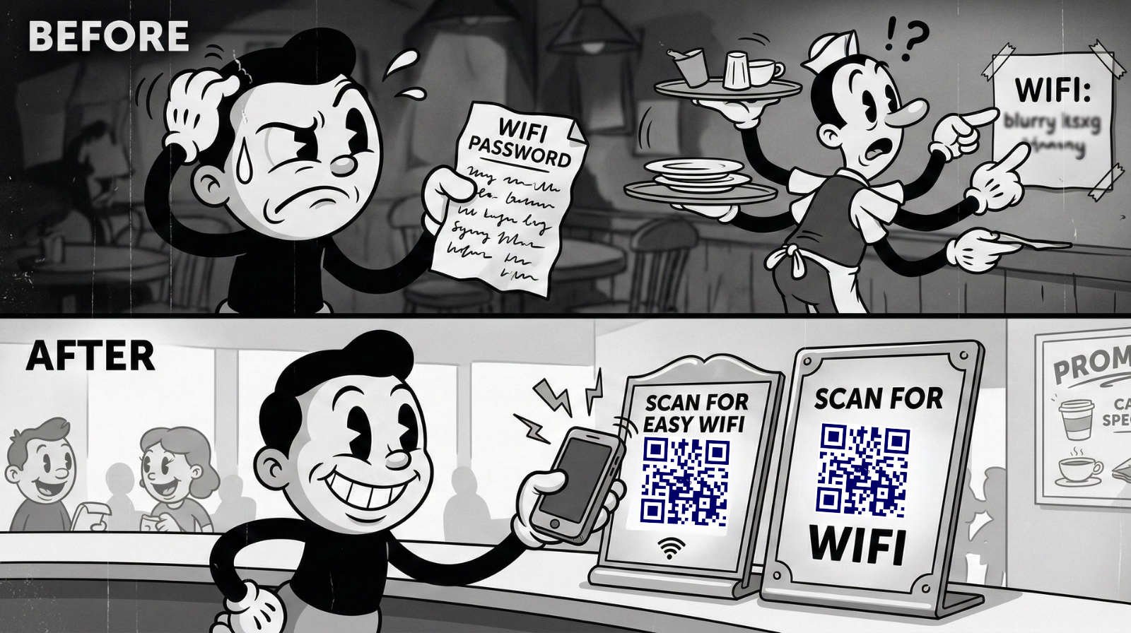 lihi wifiqrcode 就不用再讓客人輸入繁瑣的密碼