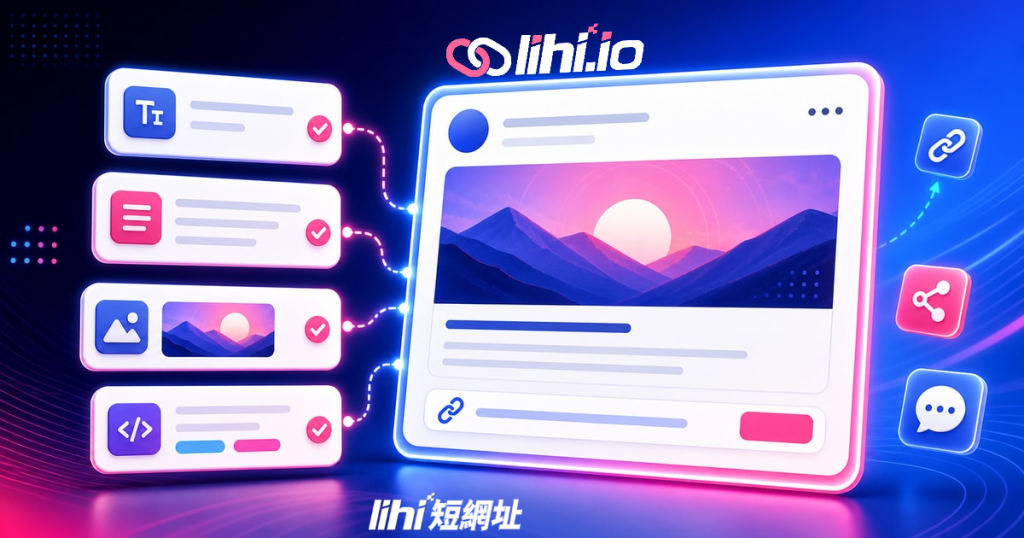 lihi 自訂 OG、Meta 與FB PIXEL 像素設定示意圖,呈現meta社群分享預覽卡片。